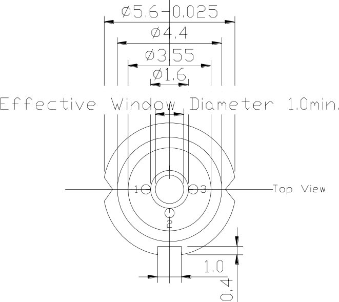 940nm 50mW laser diode TO-18 5.6mm package dimensions